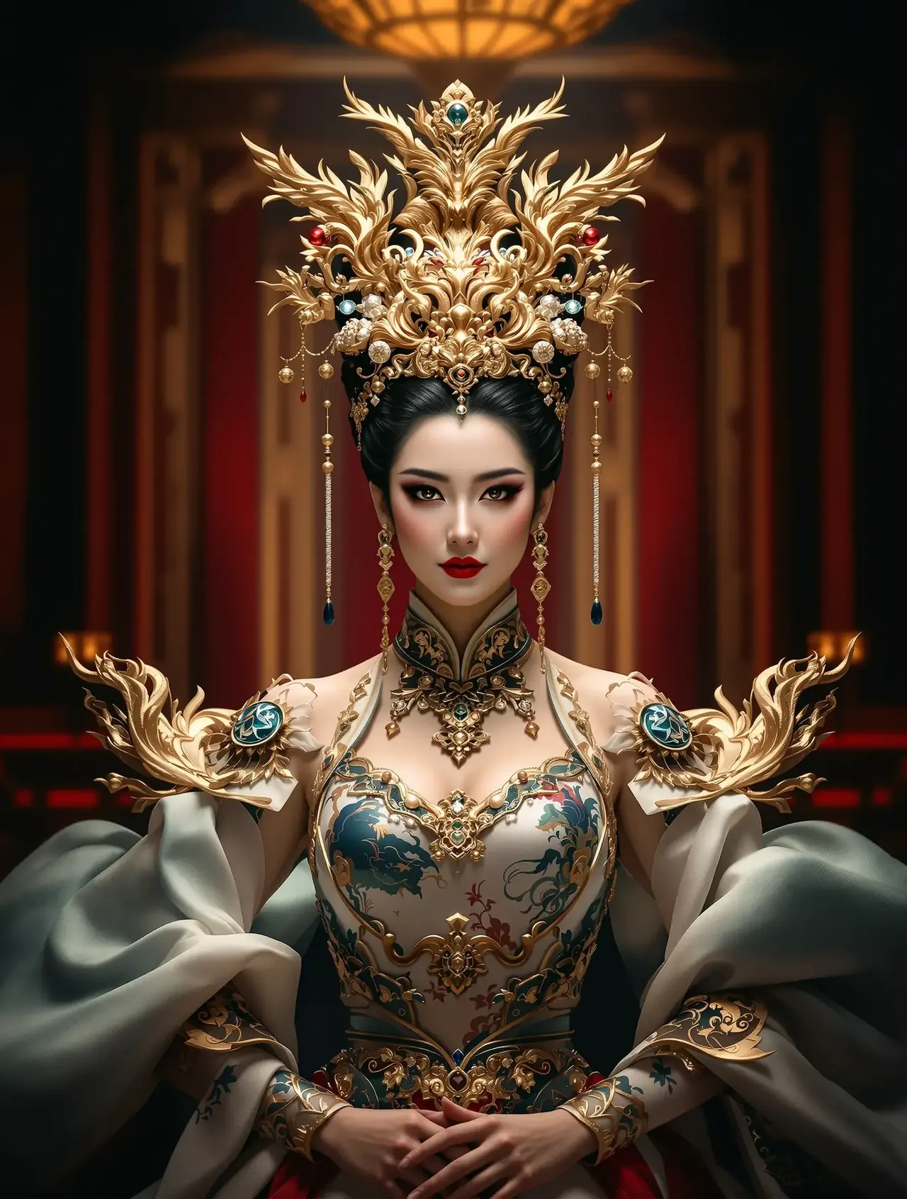 贵妃重生她不傻了 短剧封面，古装·穿越重生题材，96 集